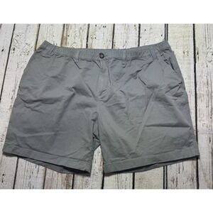 Chubbies Shorts Mens 3XL XXXL Gray Elastic Waist Chino Cotton Stretch